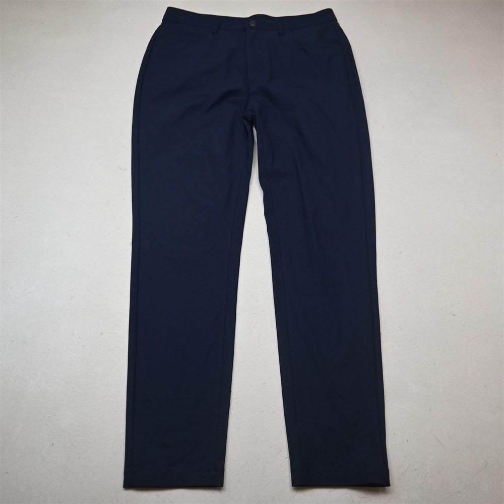 Fabletics 32x30 Navy Blue The Don Slim Zip Pocket Golf Performance Dress Pants
